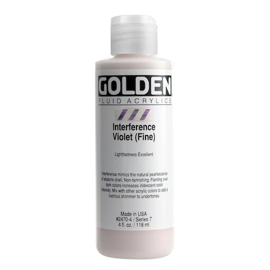 Golden® Fluid Interference Acrylics 4oz.